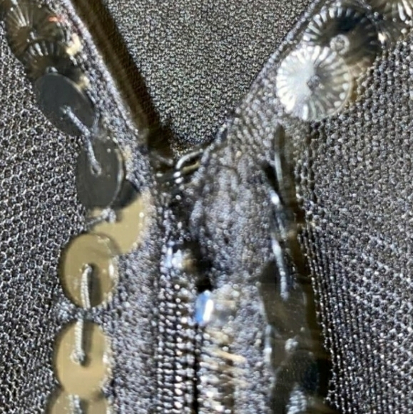 Parker Mona Sequin Sleeveless Column Gown - Picture 13 of 14